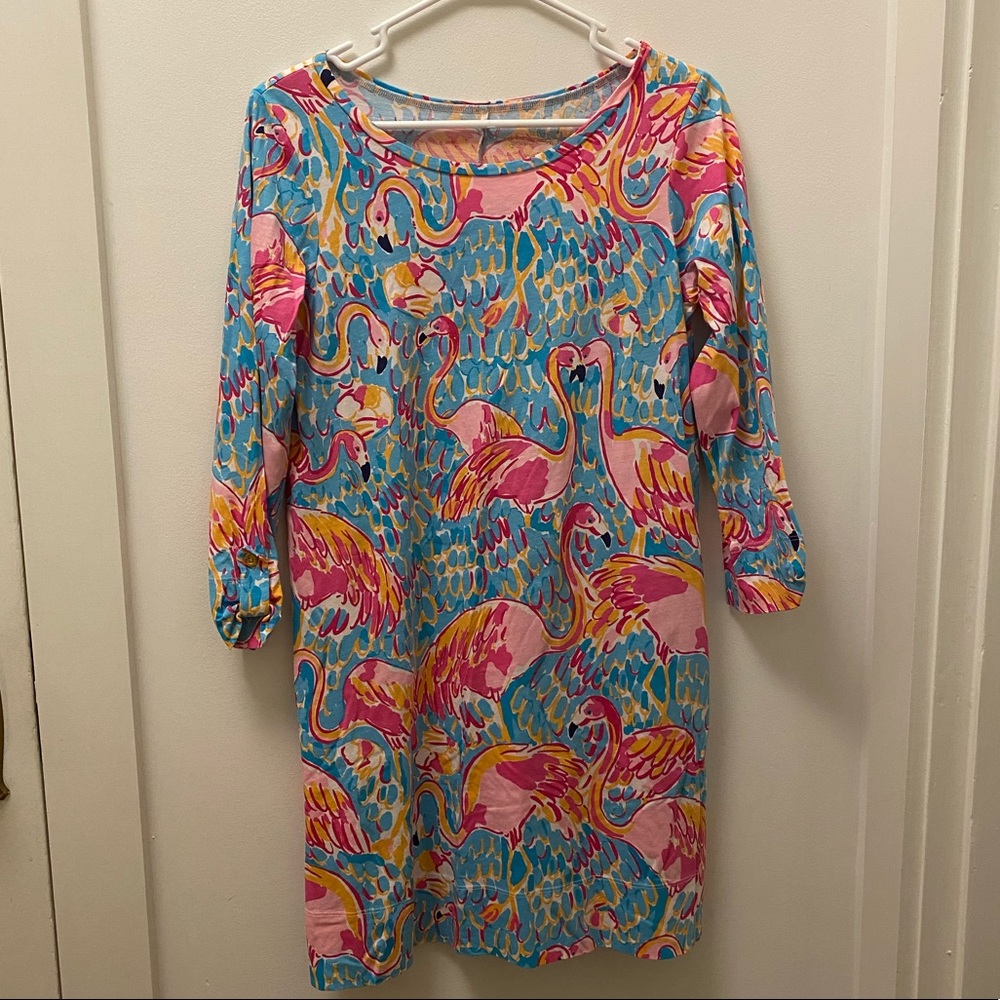 Lilly Pulitzer Flamingo Print T-shirt Dress 🦩🦩🦩